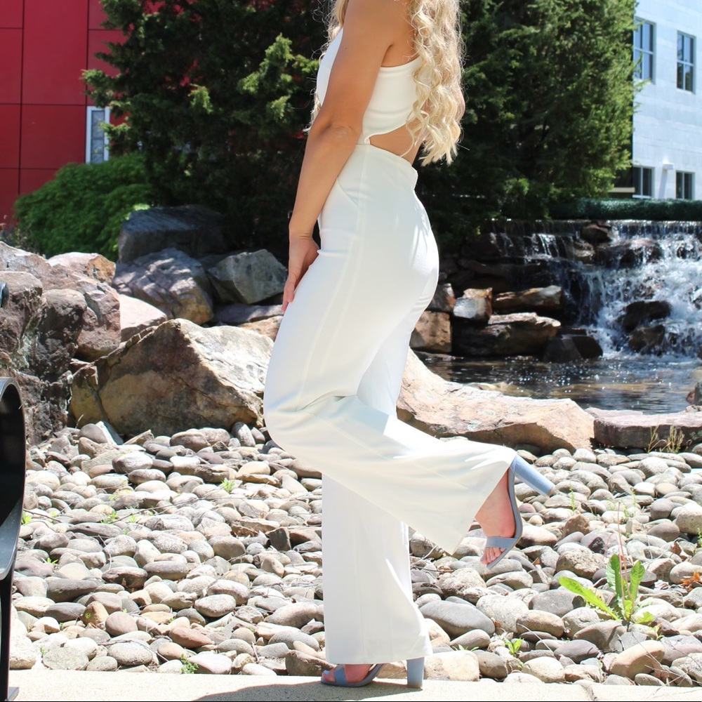 White jumpsuit